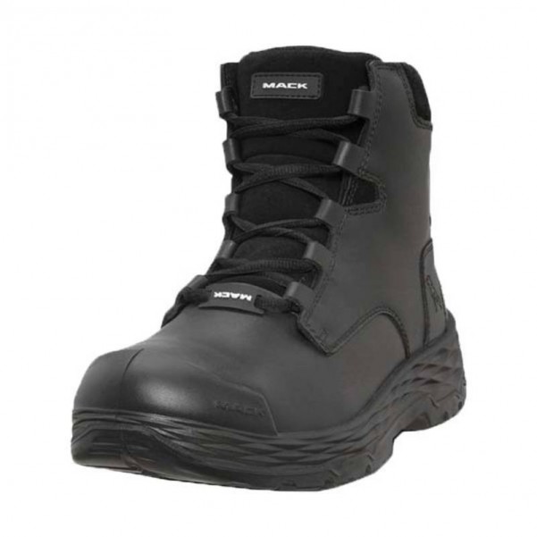 Mack MK0FORCEZBBF130 - Force Zip-up Safety Boots In Black Size 13