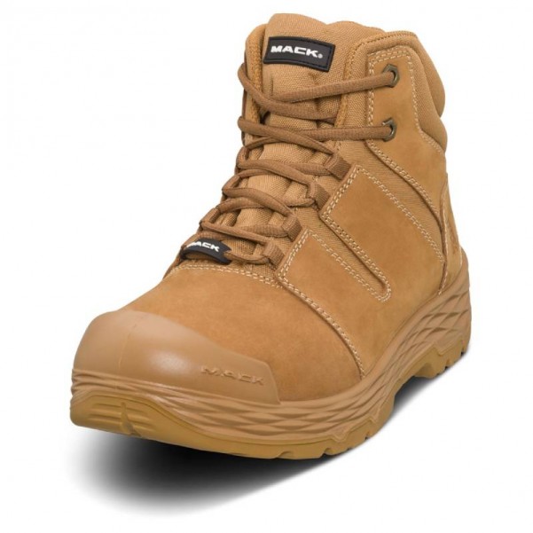 Mack MK0SHIFTZHHF095 - Shift Zip-up Safety Boots In Honey Size 9.5