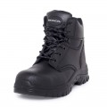 Mack MK0TRADESBBF080 - Tradesman Lace Up Steel Toe Cap Black Safety Boots Size 8