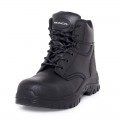 Mack MK0TRADESBBF090 - Tradesman Lace Up Steel Toe Cap Black Safety Boots Size 9 Safety Boots