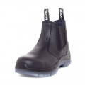 Mack MK0TRADIEBBF120 - Tradie Slip-On Steel Toe Cap Black Safety Boots Size 12 Safety Boots
