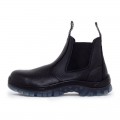 Mack MK0TRADIEBBF120 - Tradie Slip-On Steel Toe Cap Black Safety Boots Size 12 Safety Boots