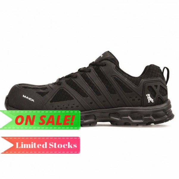 Mack MK0VISIONBBF100 - Vision Athletic Black Safety Shoe Size 10 Safety Boots