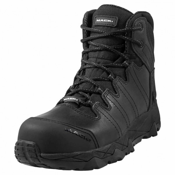 Mack MKOCTANEZBBF080 - Octane Zip-up Safety Boots In Black Size 8 Safety Boots
