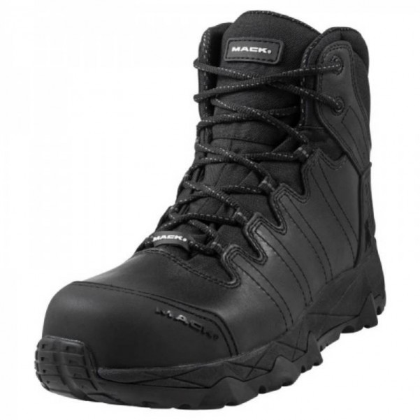 Mack MKOCTANEZBBF140 - Octane Zip-up Safety Boots In Black Size 14 Safety Boots