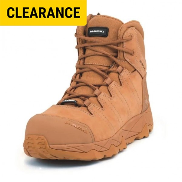 Mack MKOCTANEZHHF100 - Octane Zip-up Safety Honey Boots Size 10 Safety Boots