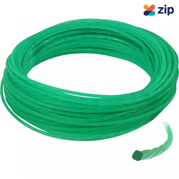 Makita 197472-9 - 2mm x 15M Green Silent Clover Leaf Nylon Line