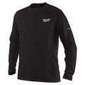 Milwaukee 415B-L - WORKSKIN Size L Light Long Sleeve Black Shirt  Workwear Shirts