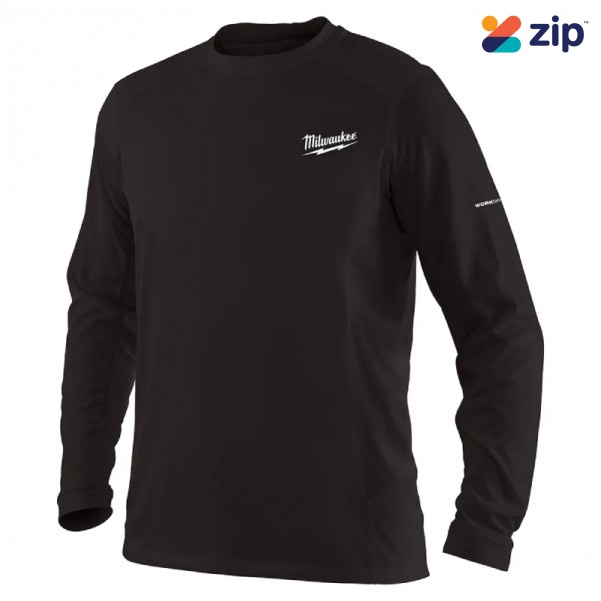 Milwaukee 415B-L - WORKSKIN Size L Light Long Sleeve Black Shirt  Workwear Shirts