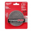 Milwaukee 48806080 - 12-Pack 75mm (3") 80 Grit POWERGRID H&L Mesh Sanding Discs & Pad Saver Sanding Discs, Papers & Wheels
