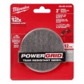 Milwaukee 48806120 - 12-Pack 75mm (3") 120 Grit POWERGRID H&L Mesh Sanding Discs & Pad Saver Sanding Discs, Papers & Wheels
