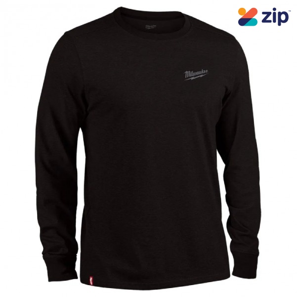 Milwaukee 604BXL - Size XL Black Hybrid  Long Sleeve  Work Tee Safety Equipment