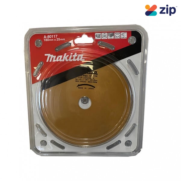 Makita A-80117 – 180 x 25mm Diamond Blade Diamond Blades