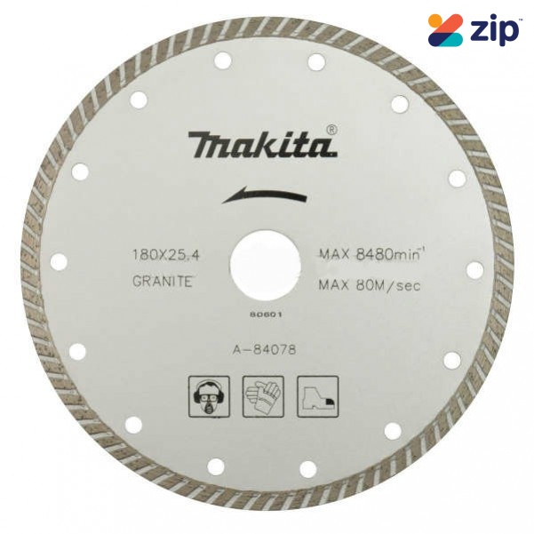 Makita A-84078 - 180mm Turbo Diamond Wheel Blade