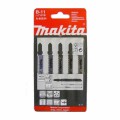 Makita T101B - 75mm 9T/Inch B-11 HCS Jigsaw Blade 5pk A-85634