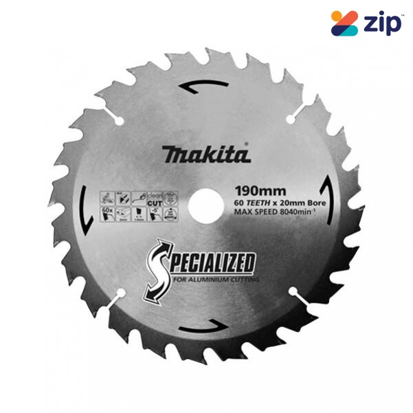 Makita B-15584 – 190 x 20mm 60T TCT Saw Blade