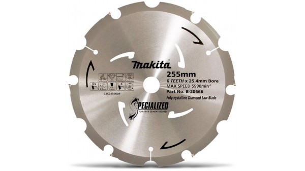Makita fibre cement blade clearance
