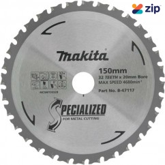 Makita B-47117 - 150 x 20mm 32 Teeth Metal Cutting Blade for DCS551Z