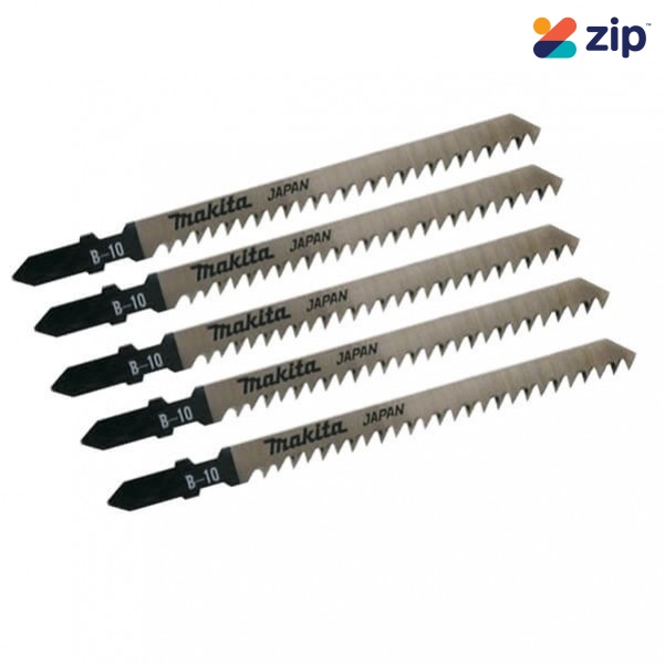 Makita T301CD - 75mm 9T/Inch B-10 HCS Jigsaw Blade 5pk A-85628 Bosch Accessories