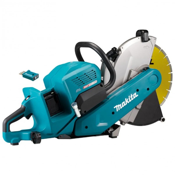 Makita CE002GZ01 - 80V Max (40V x 2) Li-ion Cordless Brushless 355mm (14") AWS Dry Power Cut Concrete Saw Skin