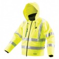 Makita CJ106DZS - 12V Max Cordless High Visibility Yellow Heated Jacket Skin - Small