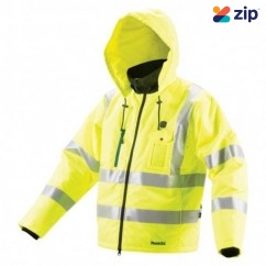 Makita CJ106DZ2XL - 12V Max Cordless High Visibility Yellow Heated Jacket Skin - 2X Large