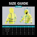 Makita CJ106DZL - 12V Max Cordless High Visibility Yellow Heated Jacket Skin - Large