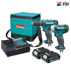 Makita CLX202SA - 12V 2.0Ah MAX CXT Cordless 2 Piece Combo Kit