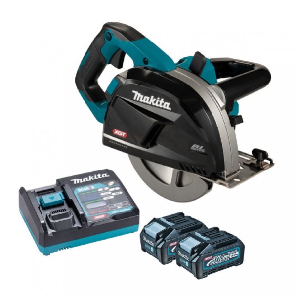 Makita CS002GM201-B - 185mm 7-1/4" 40V 4.0Ah Max XGT Cordless  Brushless Metal Cut Saw Kit