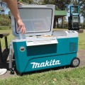 Makita CW002GZ01 - 40V Max XGT/18V LXT Cordless 50L Cooler & Warmer Skin Hydration & Snacks