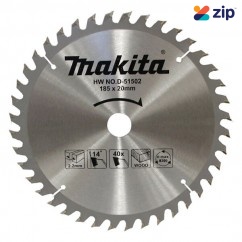 Makita D-51502 - 185x20x40T Economy TCT Saw Blade