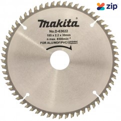 Makita D-63622 - 185 x 30 x 60T Multi-Purpose TCT Saw Blades