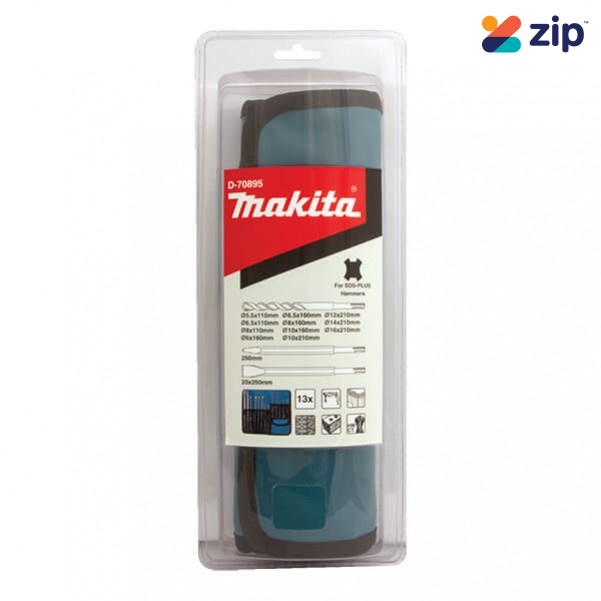 Makita D-70895 - 13pc SDS-Plus Drill/Chisel Textile Case