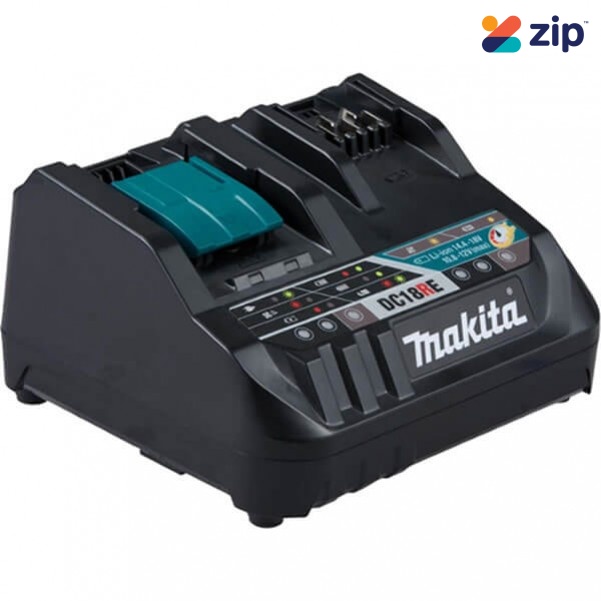 Makita DC18RE - 12V-18V Dual Voltage Rapid Charger 198453-6 Batteries & Chargers