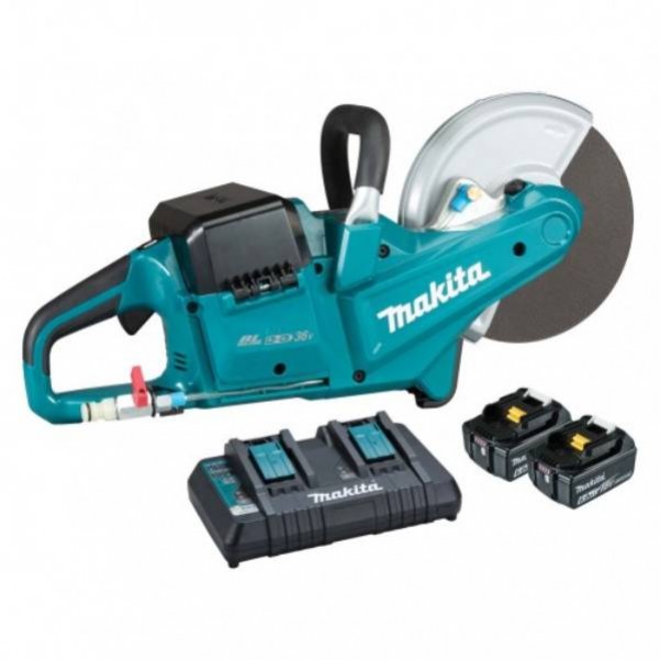 Makita DCE090PG2 - 18Vx2 230mm (9")  6.0Ah Brushless Cordless Powercut Kit Demolition Saws