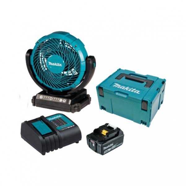 Makita DCF102STJ1 - 18V 180mm (7 1/8”)  Cordless Jobsite Fan Combo Kit