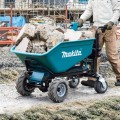 Makita DCU603Z - 36V (18V x 2) Li-ion Cordless Brushless Wheelbarrow with Manual Dump & Bucket - Skin