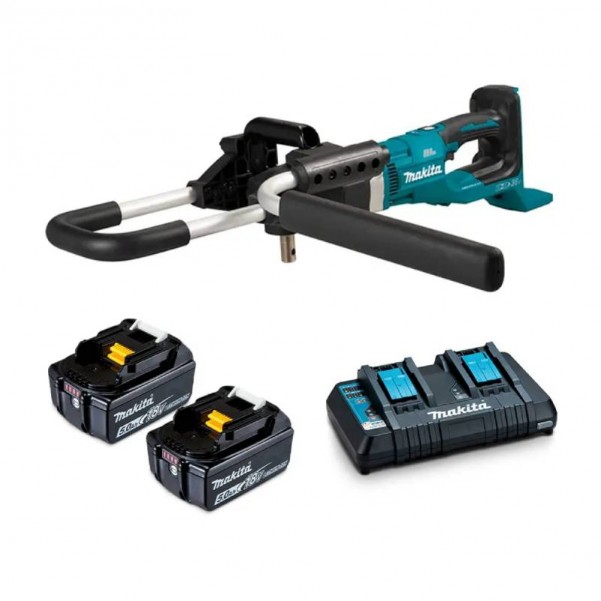 Makita DDG461PT2 - 36V 5.0Ah Li-ion Cordless Brushless 842mm Earth Auger Kit