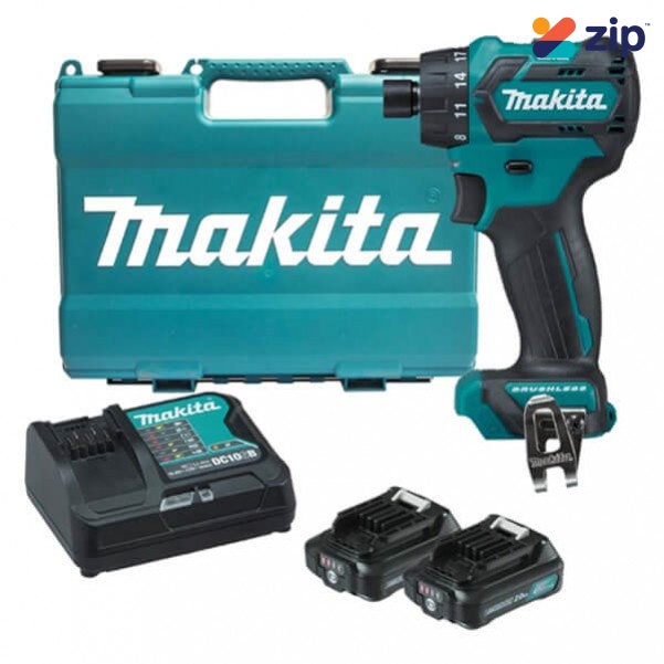 Makita DF032DSAE - 12V 2.0Ah Max Cordless Brushless 1/4" Hex Chuck Driver Drill Kit