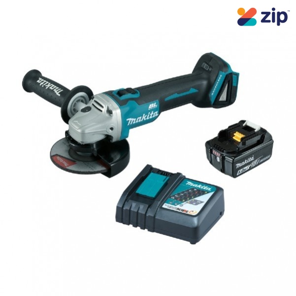 Makita DGA504RGX4 - 18V 6.0Ah 125mm (5”) Cordless Brushless Angle Grinder Combo Kit Angle Grinders