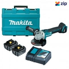 Makita DGA504RTE - 18V 125mm Brushless Angle Grinder Kit