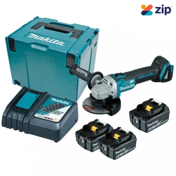 Makita DGA504RTJ - 18V 125mm Brushless Angle Grinder Kit