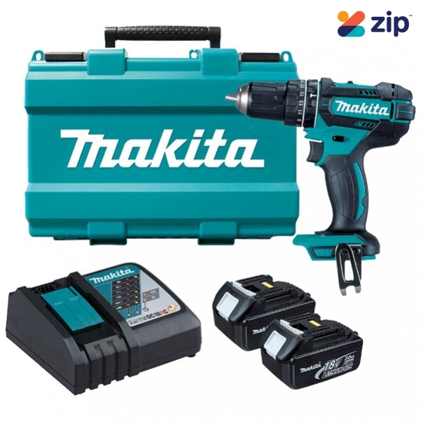 Makita DHP482RFE - 18V 3.0Ah Cordless Hammer Driver Drill Kit