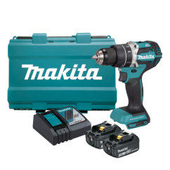 Makita DHP484RFE - 18V 3.0Ah Brushless Heavy Duty Hammer Driver Drill Kit
