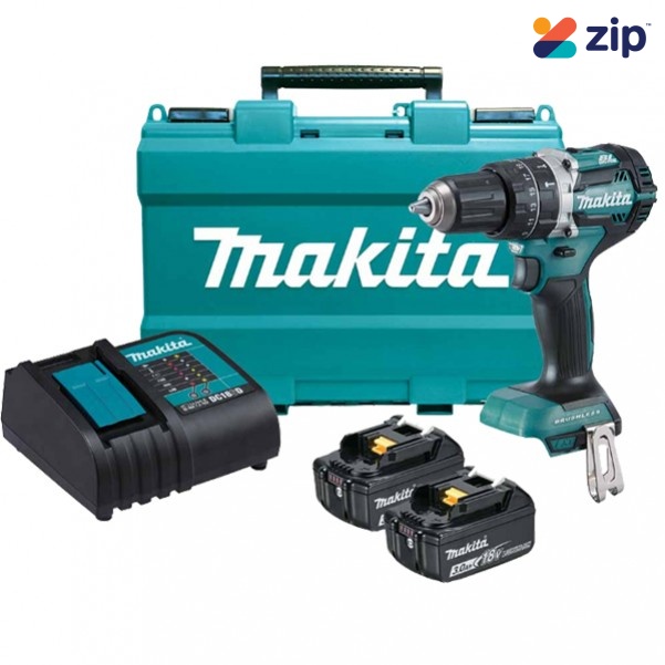 Makita DHP484SFE - 18V 3.0Ah Cordless Brushless Hammer Driver Drill Kit