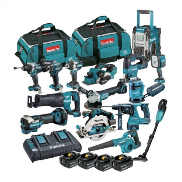 Makita DLX1514TX1 - 18V 5.0Ah x 4 Brushless 15 Piece Combo Kit Combo Kits 18v
