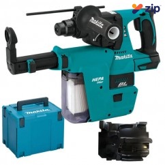 Makita DHR242ZJV - 18V Cordless Brushless Rotary Hammer Dust Extraction Kit Cordless Tool Kits