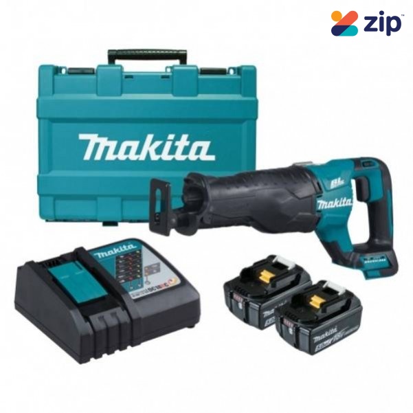 Makita DJR187RTE - 18V 5.0Ah 2-Speed Cordless Brushless Recipro Saw Kit