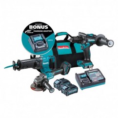 Makita DK0133G301 - 40V Max XGT 4.0Ah Cordless Brushless 3 Piece Combo Kit