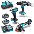 Makita DK0140G302 - 40V Max XGT 4.0Ah Cordless Brushless 3 Piece Combo Kit